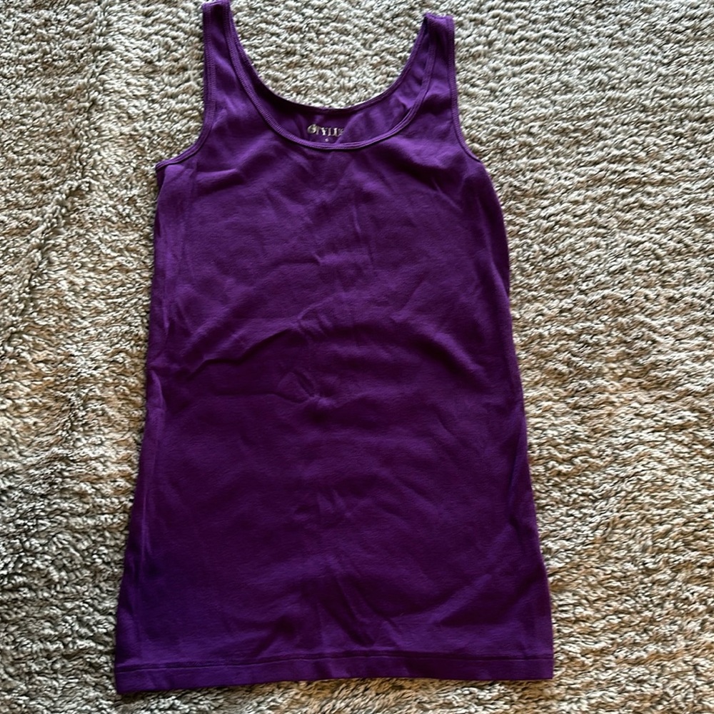 Purple tank top
